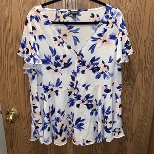 Torrid Floral Blouse